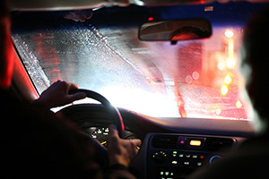 Beschlagen der Glasscheiben beim Regen